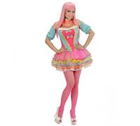 Costume da Ragazza Arcobaleno, Donna Adulta, Taglia M