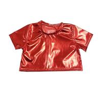 Costume da ragazza per spettacoli di scena e giochi di ruolo, a maniche corte, Colore: rosso, 15-16 anni