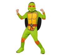 Costume Da Ragazzo Di Michelangelo TMNT Con Tuta E Maschera