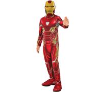 Costume Da Ragazzo Iron Man Mark 50 Marvel Supereroe Outfit Elegante + Maschera
