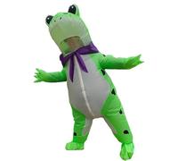 costume da rana gonfiabile, costume da rana gonfiabile - Abbigliamento animale del fumetto,Costumi divertenti a tutto il corpo, costume divertente soffiaggio d'aria, costume soffiaggio d'aria, inf