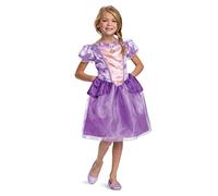 Costume da Rapunzel in misto riciclato, costume ufficiale Disney Tangled, taglia bambini (4-6x)
