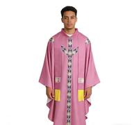 Costume da sacerdote da uomo, con nastro per sacerdote cattolico, abito religioso per fiere, per preghiera, chiesa, matrimoni, eventi, servizi fotografici, vacanze, feste in maschera