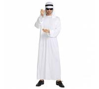 Costume da sceicco arabo "Orient" MIESEPETER® bianco L/XL