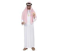 Costume da sceicco arabo tunica orientale sultano costumi di carnevale
