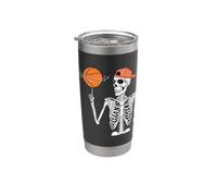 Costume da scheletro che fila, per Halloween, per uomini, ragazzi, bambini Bicchiere termico in acciaio inox doppia parete
