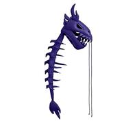Costume da scheletro di dinosauro, vestito da drago, copricapo per bambini per feste di Halloween, cosplay realistico con fascino divertente, abbigliamento da palcoscenico, vestito morbido per balli