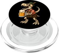Costume da scheletro dinosauro Trex Birra bavarese tedesco ragazzo uomo PopSockets PopGrip per MagSafe