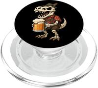 Costume da scheletro dinosauro Trex Birra bavarese tedesco ragazzo uomo PopSockets PopGrip per MagSafe
