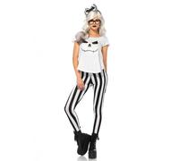 Costume Da Scheletro Hipster A 4 Pezzi