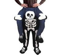 Costume da scheletro per Halloween, costume da scheletro che attira l'attenzione, costume da scheletro per feste di Halloween, per donne, uomini, amici, cosplay, eventi, compleanno, scuola, spettacoli