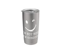 Costume da scherzo umoristico con sarcasmo, non sono un ficcanaso Bicchiere termico in acciaio inox doppia parete