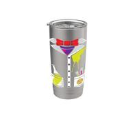 Costume da scienziato pazzo Halloween Carnevale Scienza Bicchiere termico in acciaio inox doppia parete