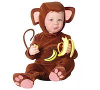 Costume da Scimmietta in Peluche per Bambino Neonato, 1-2 Anni