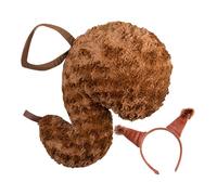 Costume da scoiattolo: animali per bambini, costume da vestire | Squirrel Ears Tail Plush Accessory Costume per feste di gioco di ruolo e Play Fory For Boys Girls Halloween rendimi