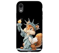 Costume da scoiattolo Liberty per gli amanti della libertà e dei simboli Custodia per iPhone XR