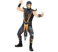 Costume da Scorpion - Mortal Kombat per Uomo (Ufficiale Warner Bros) Funidelia