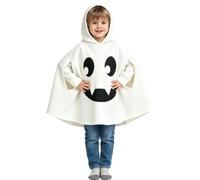 Costume da Scream per bambini con mantello con cappuccio per attività | Mantello fantasma per bambini per attività quotidiane al chiuso e all'aperto, vacanze, compleanno, casa, palcoscenico