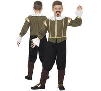 Costume Da Shakespeare Per Bambini Tudor Medievale Per Feste In Maschera Nuovo