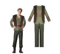 Costume da singhiozzo da uomo, set da gioco di ruolo da cavaliere del drago vichingo sdentato, camicia medievale, pantaloni, cintura, costume da guerriero celeste per feste di Halloween