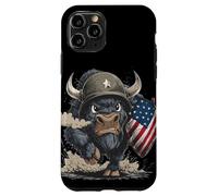 Costume da soldato Big Bison per gli amanti dei colori e degli scudi USA Custodia per iPhone 11 Pro