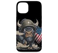 Costume da soldato Big Bison per gli amanti dei colori e degli scudi USA Custodia per iPhone 13