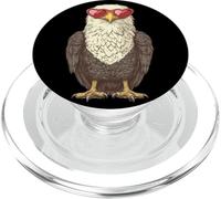 Costume da sole a forma di aquila patriottica e adorabile cuore PopSockets PopGrip per MagSafe