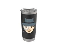 Costume da spia privata detective Bicchiere termico in acciaio inox doppia parete