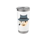 Costume da spia privata detective Bicchiere termico in acciaio inox doppia parete