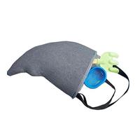 Costume da squalo sotto il mare, costume da pinna di squalo con cinghie regolabili, costume da squalo grigio argento per adulti, accessorio divertente per feste di Halloween ed eventi in spiaggia