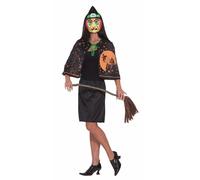 Costume Da Strega Classico Retro Per Adulti Standard