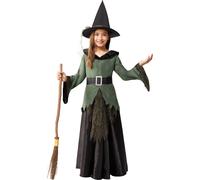 Costume da strega deluxe per Bambina Halloween Funidelia