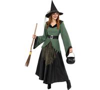 Costume da strega deluxe per Donna Halloween Funidelia