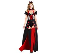 Costume da strega gotico da donna, per Halloween, cosplay, tuta da donna retrò