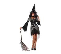 Costume Da Strega Grigia Taglia2 M/L_14864