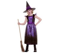 Costume Da Strega Incantevole Deluxe Per Bambine Per Halloween