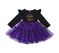 Costume Da Strega Neonato Travestimento Feste Party Vestito Da Streghe Cosplay Carnevale Carino Costumi Di Halloween Bambini Neonati Abiti In Tulle Principessa Magico Divertente Costume Di Neonato