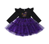 Costume Da Strega Neonato Travestimento Feste Party Vestito Da Streghe Cosplay Carnevale Carino Costumi Di Halloween Bambini Neonati Abiti In Tulle Principessa Magico Divertente Costume Di Neonato