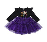 Costume Da Strega Neonato Travestimento Feste Party Vestito Da Streghe Cosplay Carnevale Carino Costumi Di Halloween Bambini Neonati Abiti In Tulle Principessa Magico Divertente Costume Di Neonato