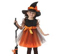 Costume da strega per bambini, per cosplay, per giocare a carnevale, feste | Costume da ragazza per cosplay, feste in maschera, feste, teatro, spettacoli, festival, spettacoli teatrali