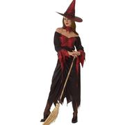 Costume da Strega per Donna e Ragazza - Perfetto per Halloween e Feste