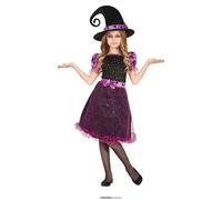 COSTUME DA STREGA VIOLA BAMBINA 10 - 12 ANNI