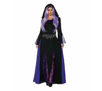 Costume Da Strega Wiccan Con Mantello Magico Di Ragnatela Mistica 30470