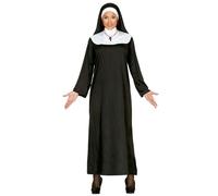 Costume da suora economico con copricapo donna abito monaca