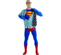 Rubie's 880520M Superman Costume Superman Full-Body Stretch Costume, Medium, Men