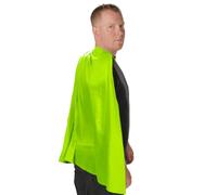 Costume Da Supereroe Deluxe Con Mantello Verde Lime Taglia Unica