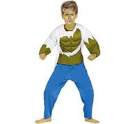 Costume da Supereroe Verde per Bambino T-3/4 Anni