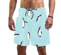 Costume da surf da uomo a forma di pinguino con tasca con ghiaccio Multicolore M