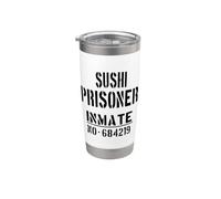 Costume da sushi/sushi/prigioniero detenuto pigro Halloween costume Bicchiere termico in acciaio inox doppia parete