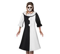 Costume da terrificante per adulti, costume da clown, per donne e uomini, costume horror da circo per Halloween, cosplay, feste di carnevale